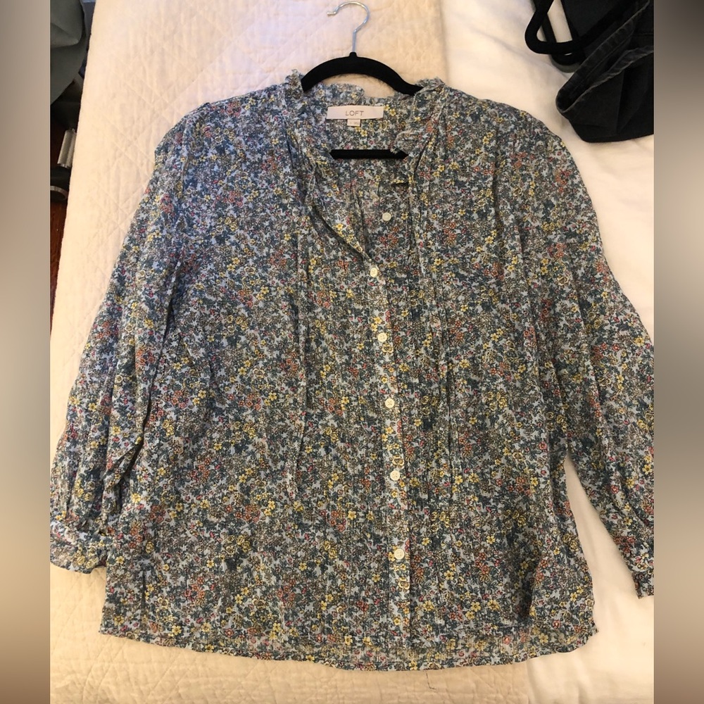 Ann Taylor Loft Blouse Size S